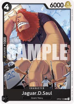 Jaguar.D.Saul OP02-109 card