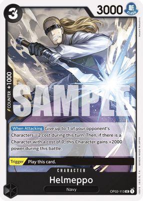 Helmeppo OP02-113 card