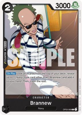 Brannew OP03-089 card