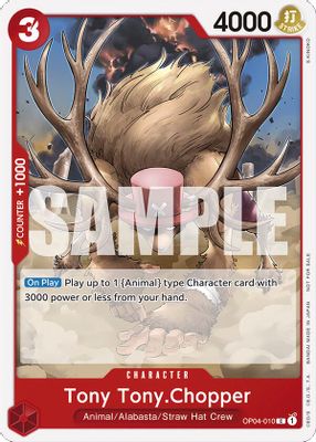 Tony Tony.Chopper OP04-010 card