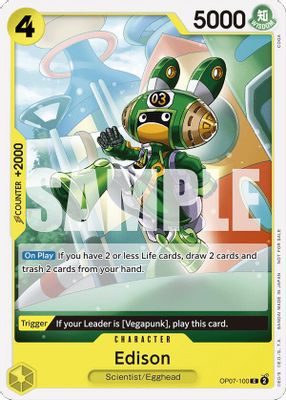 Edison OP07-100 card