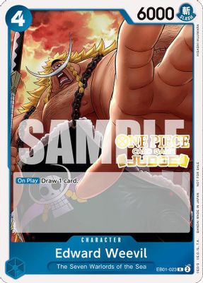 Edward Weevil EB01-023 card