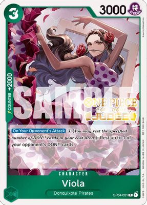 Viola OP04-021 card