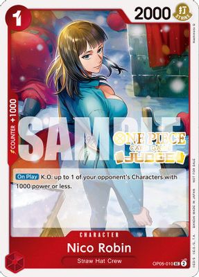 Nico Robin OP05-010 card