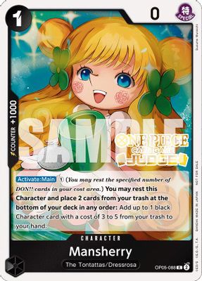 Mansherry OP05-088 card