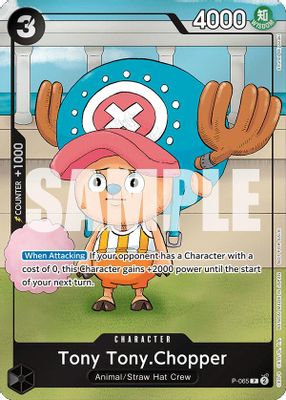 Tony Tony.Chopper P-065 card