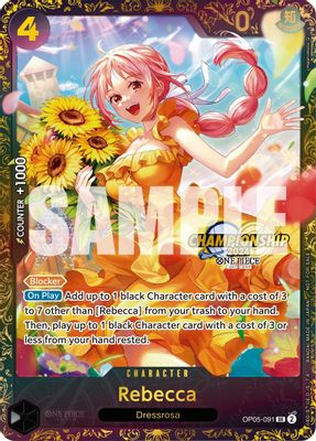 Rebecca OP05-091 card