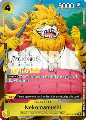 Nekomamushi OP06-110 card