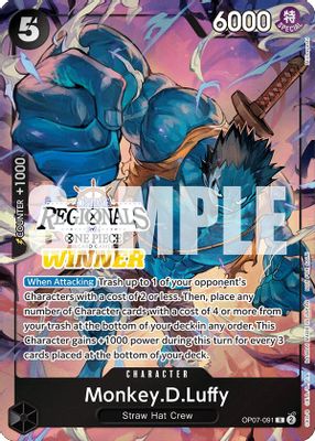 Monkey.D.Luffy OP07-091 card