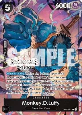 Monkey.D.Luffy OP07-091 card