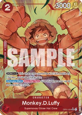 Monkey.D.Luffy OP01-024 card