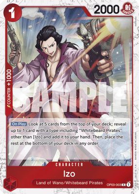 Izo OP03-003 card