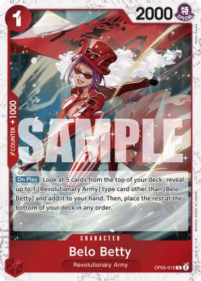 Belo Betty OP05-015 card