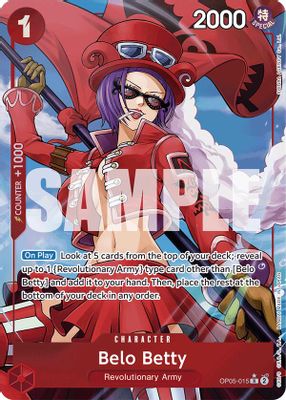 Belo Betty OP05-015 card