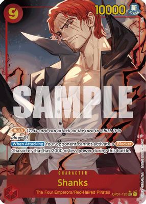 Shanks OP01-120 card
