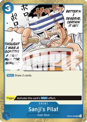 Sanji's Pilaf OP03-056 card