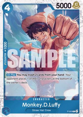 Monkey.D.Luffy P-055 card