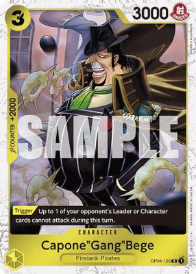 Capone"Gang"Bege OP04-100 card