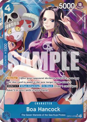 Boa Hancock OP01-078 card