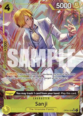 Sanji OP04-104 card