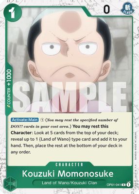 Kouzuki Momonosuke OP01-041 card