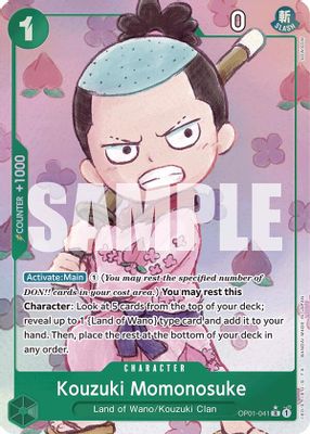 Kouzuki Momonosuke OP01-041 card