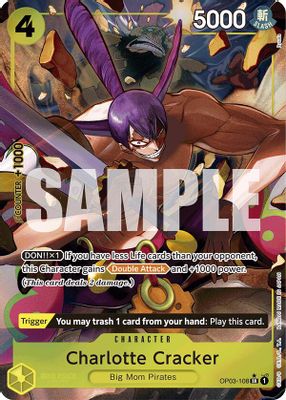 Charlotte Cracker OP03-108 card