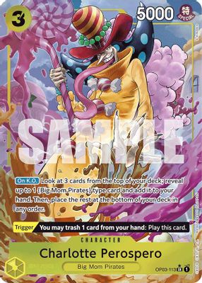 Charlotte Perospero OP03-113 card