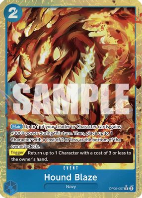 Hound Blaze OP05-057 card