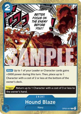 Hound Blaze OP05-057 card