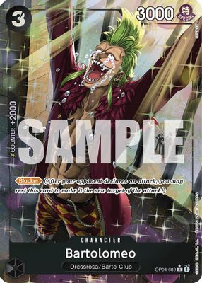 Bartolomeo OP04-089 card