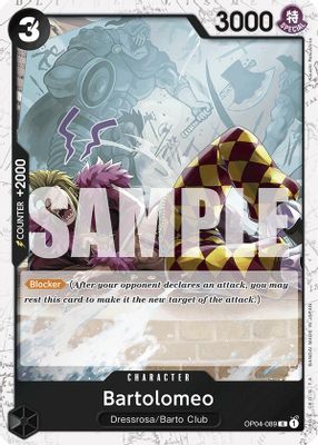 Bartolomeo OP04-089 card