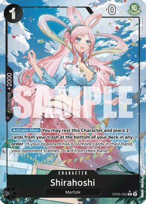 Shirahoshi OP05-082 card