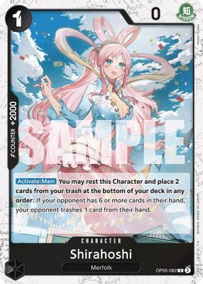 Shirahoshi OP05-082 card