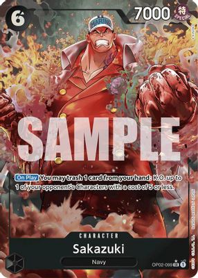 Sakazuki OP02-099 card
