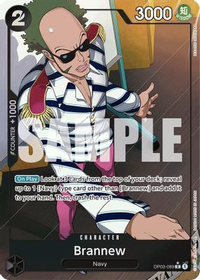 Brannew OP03-089 card