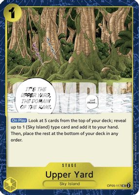 Upper Yard OP05-117 card