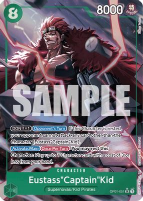 Eustass"Captain"Kid OP01-051 card