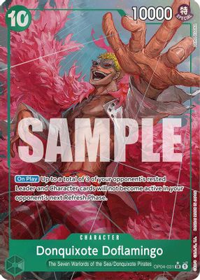 Donquixote Doflamingo OP04-031 card