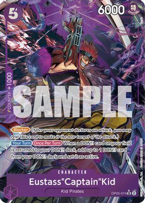 Eustass"Captain"Kid OP05-074 card