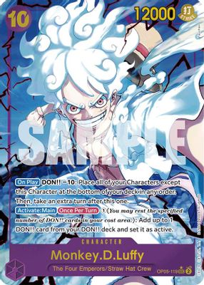Monkey.D.Luffy OP05-119 card