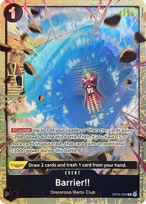 Barrier!! OP04-095 card