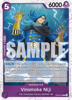 Vinsmoke Niji OP06-065 card