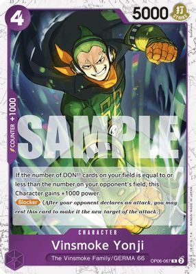 Vinsmoke Yonji OP06-067 card