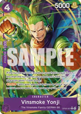 Vinsmoke Yonji OP06-067 card