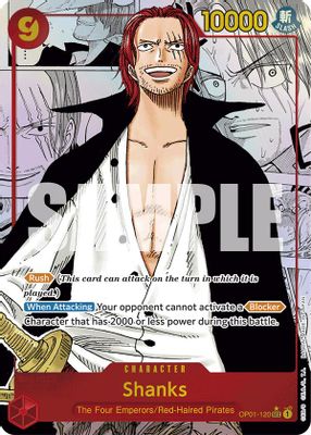 Shanks OP01-120 card