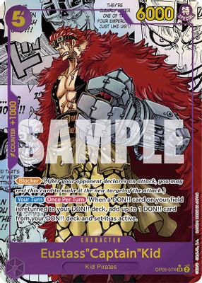 Eustass"Captain"Kid OP05-074 card