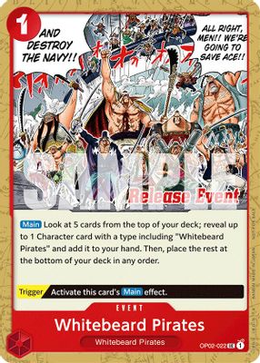 Whitebeard Pirates OP02-022 card