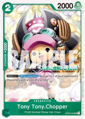 Tony Tony.Chopper OP02-034 card