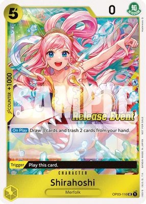 Shirahoshi OP03-116 card